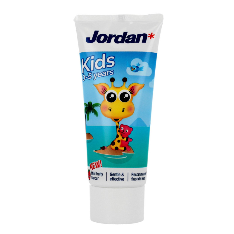 Jordan Kids Pasta do zębów dla dzieci 0-5 lat 50ml Jordan Kids Pasta do zębów dla dzieci 0-5 lat 50ml