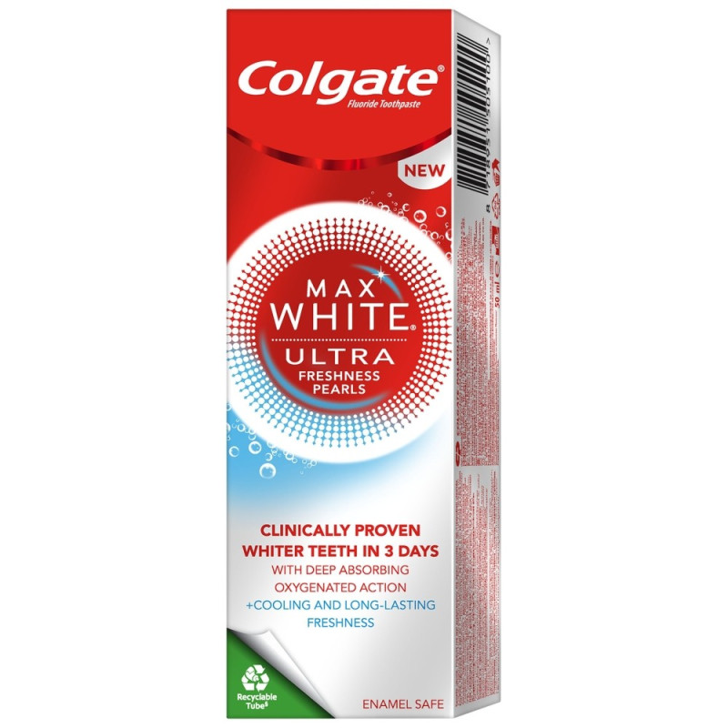 Colgate Pasta do zębów Max White - Ultra Freshness Pearls 50ml Colgate Pasta do zębów Max White - Ultra Freshness Pearls 50ml