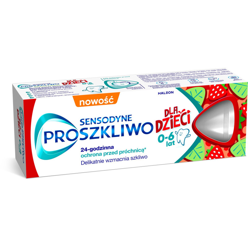 SENSODYNE Proszkliwo Pasat do zębów dla dzieci 0 - 6 lat 50 ml