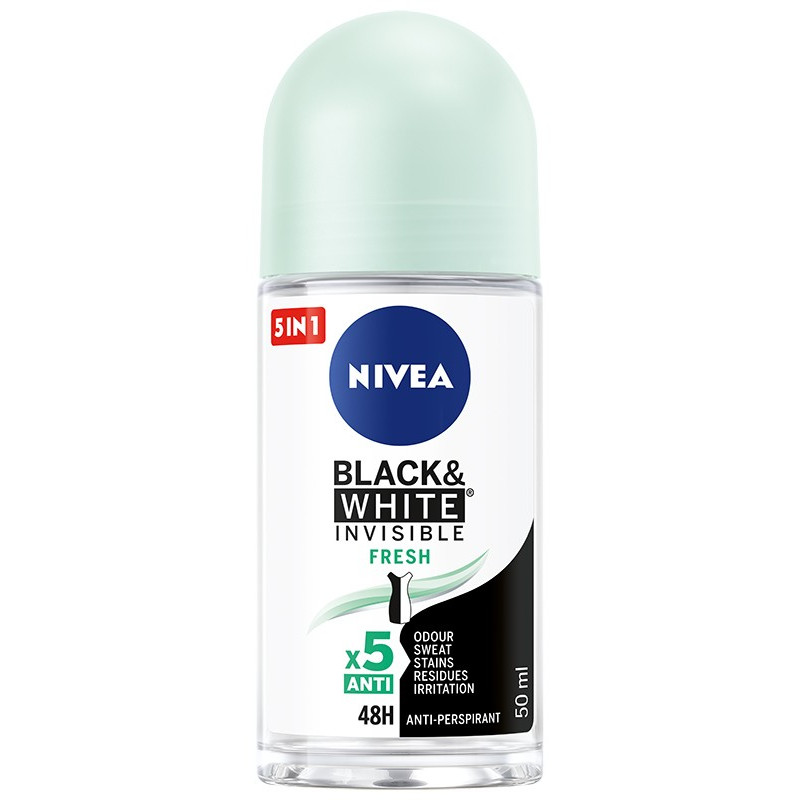 Nivea Dezodorant INVISIBLE FRESH roll-on damski 50ml Nivea Dezodorant INVISIBLE FRESH roll-on damski 50ml