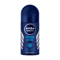 Nivea Dezodorant Antyperspirant FRESH ACTIVE roll-on męski  50ml