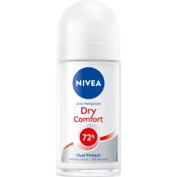 Nivea Dezodorant DRY COMFORT roll-on damski 50ml