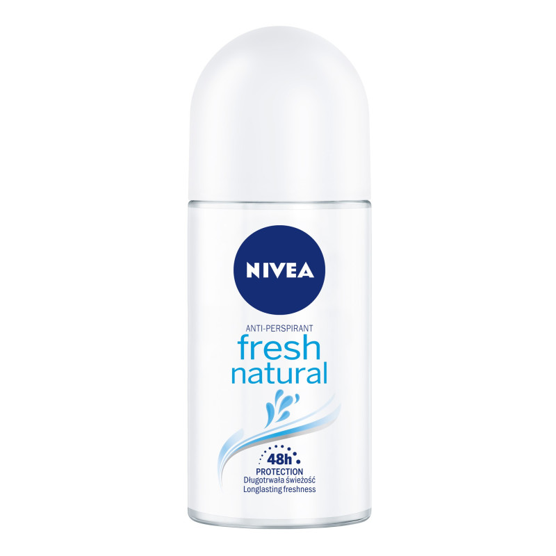 Nivea Dezodorant FRESH NATURAL roll-on damski 50ml