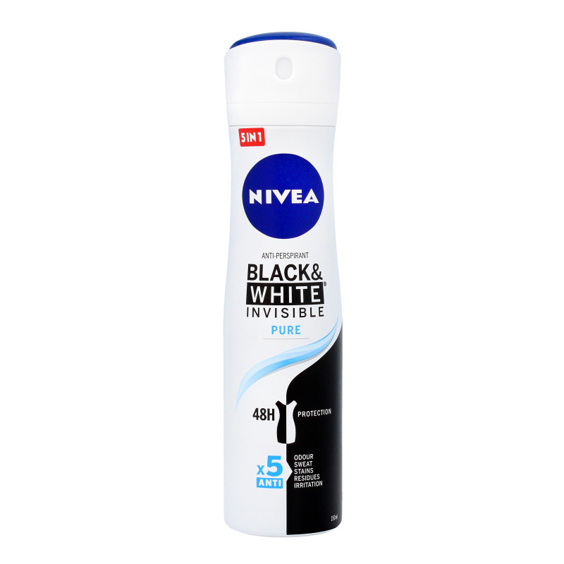 Nivea Dezodorant  INVISIBLE PURE spray damski  150ml