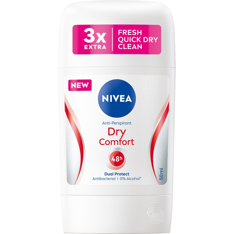NIVEA Antyperspirant damski w sztyfcie Dry Comfort 50 ml NIVEA Antyperspirant damski w sztyfcie Dry Comfort 50 ml