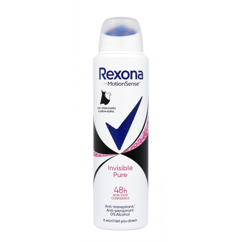 UNILEV REXONA DEO SPRAY WOM INVIS.PU 150ML TOP