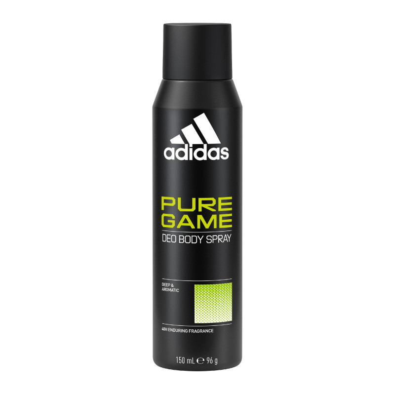Adidas Pure Game Dezodorant w sprayu dla mężczyzn 150ml Adidas Pure Game Dezodorant w sprayu dla mężczyzn 150ml