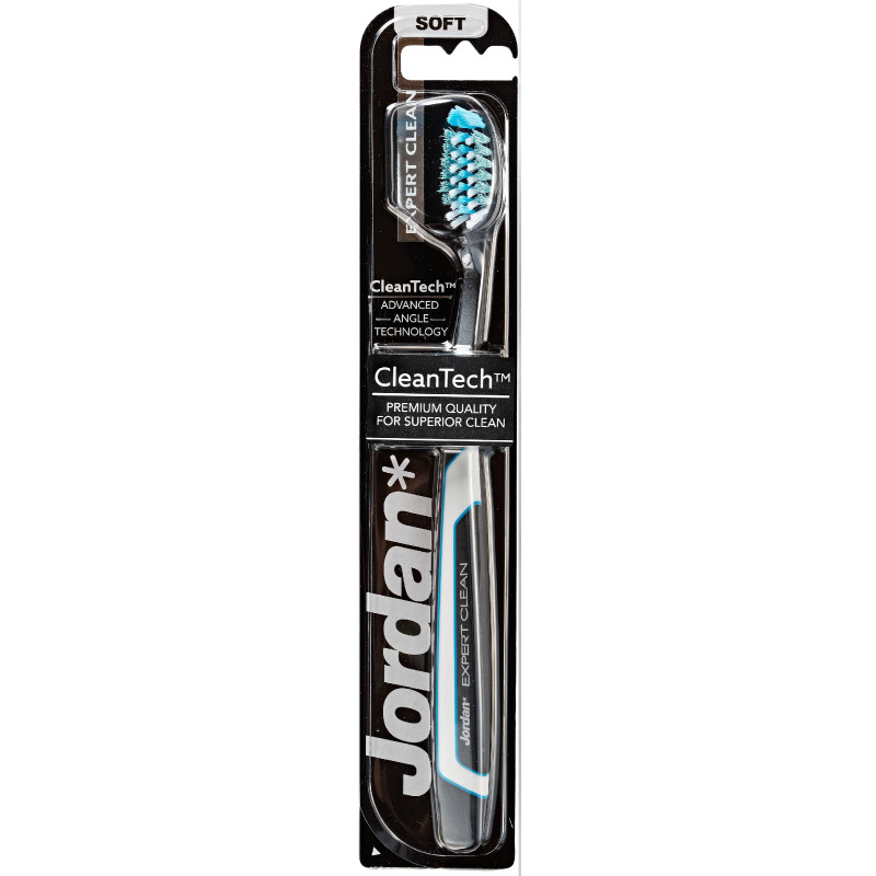 Jordan Szczoteczka do zębów Expert Clean soft - mix kolorów 1szt Jordan Szczoteczka do zębów Expert Clean soft - mix kolorów 1szt