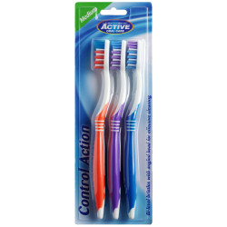 Beauty Formulas Active Oral Care Szczoteczka Control Action średnia  1 op.-3szt