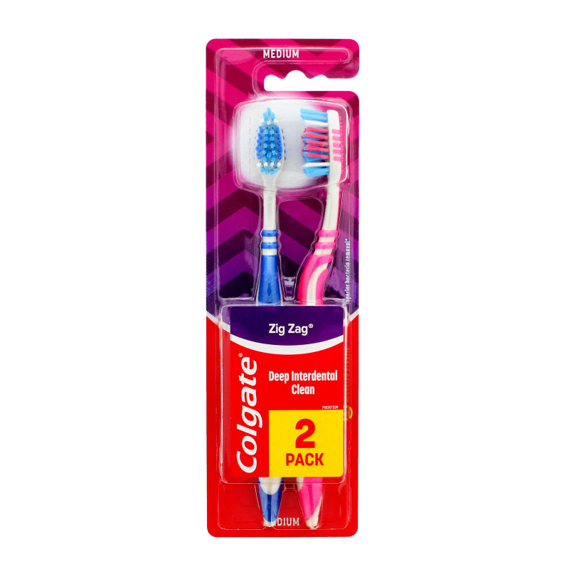 Colgate Szczoteczka Zig Zag Plus śr. 1+1 Gratis Colgate Szczoteczka Zig Zag Plus śr. 1+1 Gratis