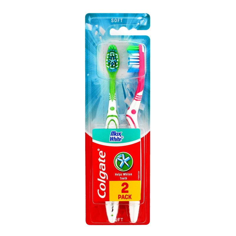 Colgate Szczoteczka MaX White miękka 1+1gratis