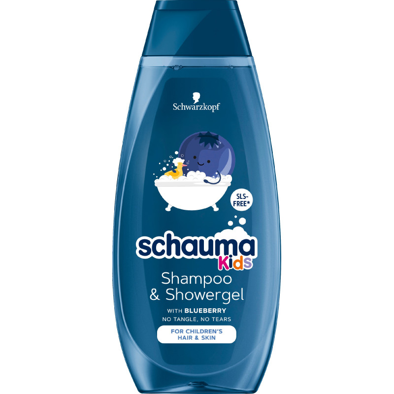 Schwarzkopf Schauma Kids Szampon i Żel pod prysznic 2w1 dla chłopców - Blueberry 400ml Schwarzkopf Schauma Kids Szampon i Żel pod prysznic 2w1 dla chłopców - Blueberry 400ml