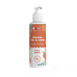 HISKIN for Kids Szampon i żel do kąpieli 2w1 - Extract Peach 280 ml