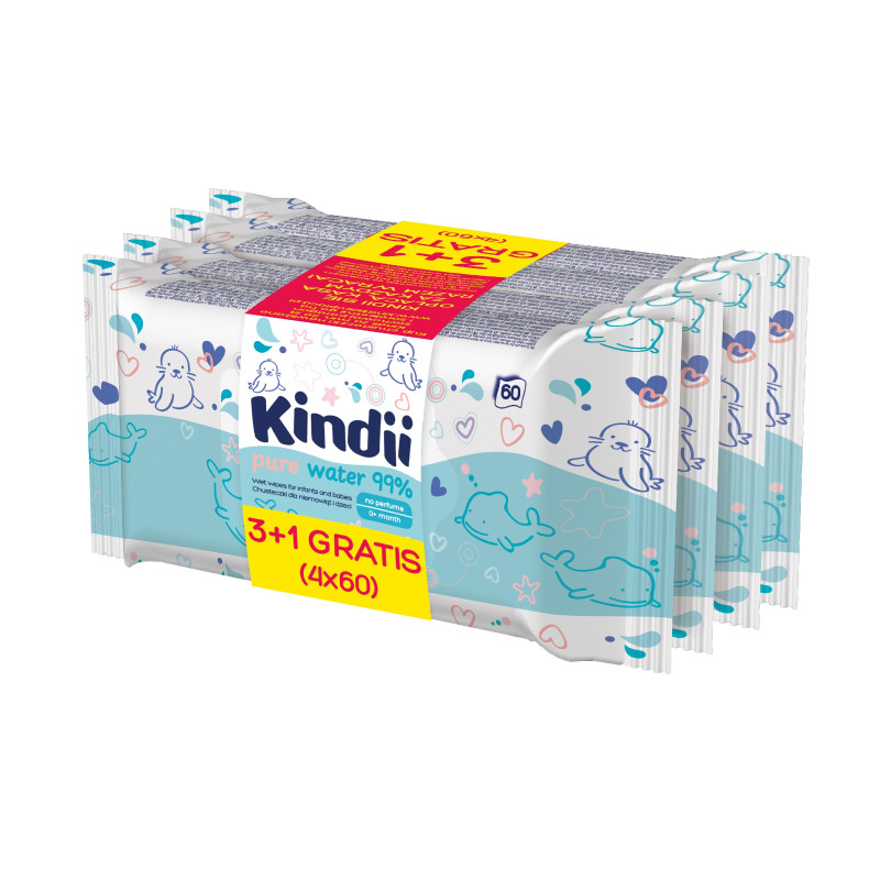 HARPER KINDI chust.Pure Water 60szt.3+1