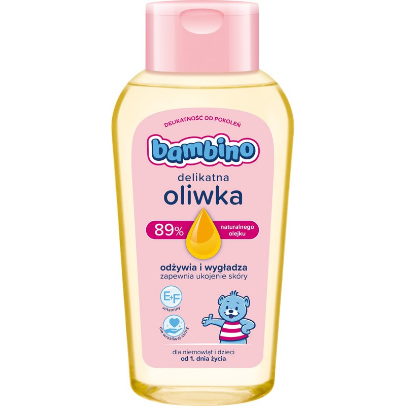 BAMBINO Delikatna Oliwka dla niemowląt i dzieci 150ml BAMBINO Delikatna Oliwka dla niemowląt i dzieci 150ml