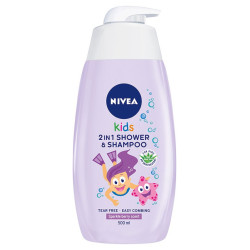 Nivea Kids Żel do mycia ciała 2w1 dla dziewczynek Sparkle Berry  500ml