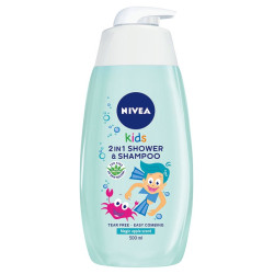 Nivea Kids Żel do mycia ciała 2w1 dla chłopców Magic Apple  500ml