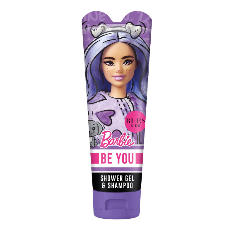 BI-ES Kids Żel pod prysznic i Szampon 2w1 Barbie Be You 240ml