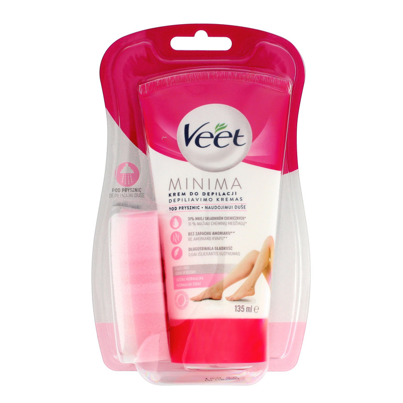 Veet Krem do depilacji skóry pod prysznic Silk & Fresh -  normalna  135ml