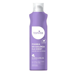 TANITA Vegan Pianka do golenia dla kobiet do każdego rodzaju skóry Śliwka & Melon 200ml