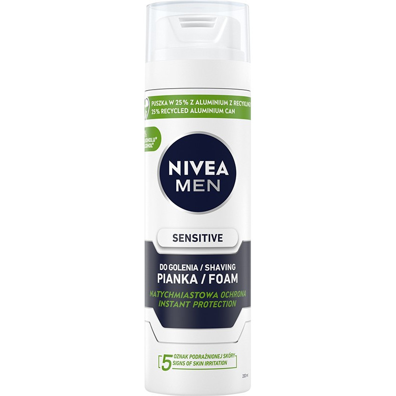 NIVEA FOR MEN Pianka do golenia ŁAGODZĄCA  200ml