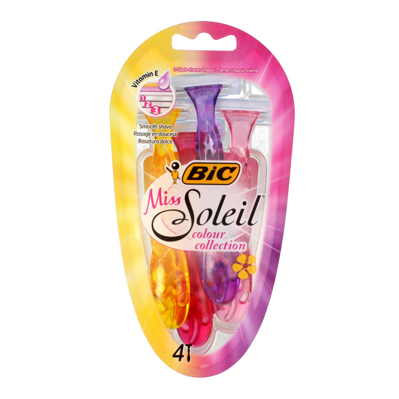 Bic Maszynka do golenia Miss Soleil Colour Collection 4  1op.-4szt