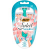 Bic Maszynka do golenia Miss Soleil 3 Sensitive Aqua Colours 1op.-3szt