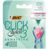 Bic System Wkłady do maszynki Click Soleil 3 Sensitive 1op.-4szt