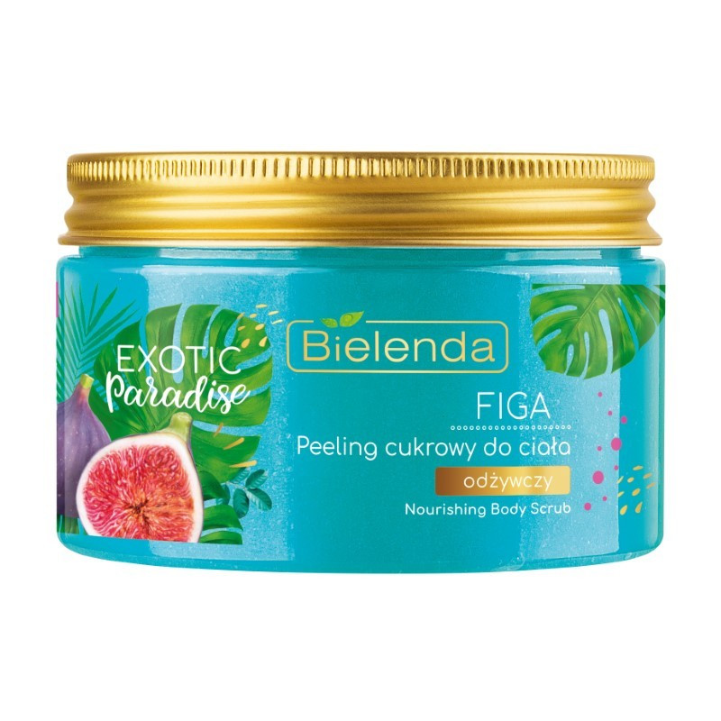 Bielenda Exotic Paradise Peeling cukrowy do ciała odżywczy Figa  350ml