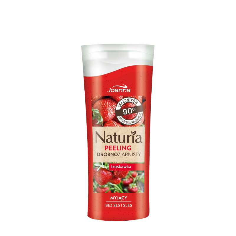 Joanna Naturia Peeling do ciała drobnoziarnisty Truskawka  100g