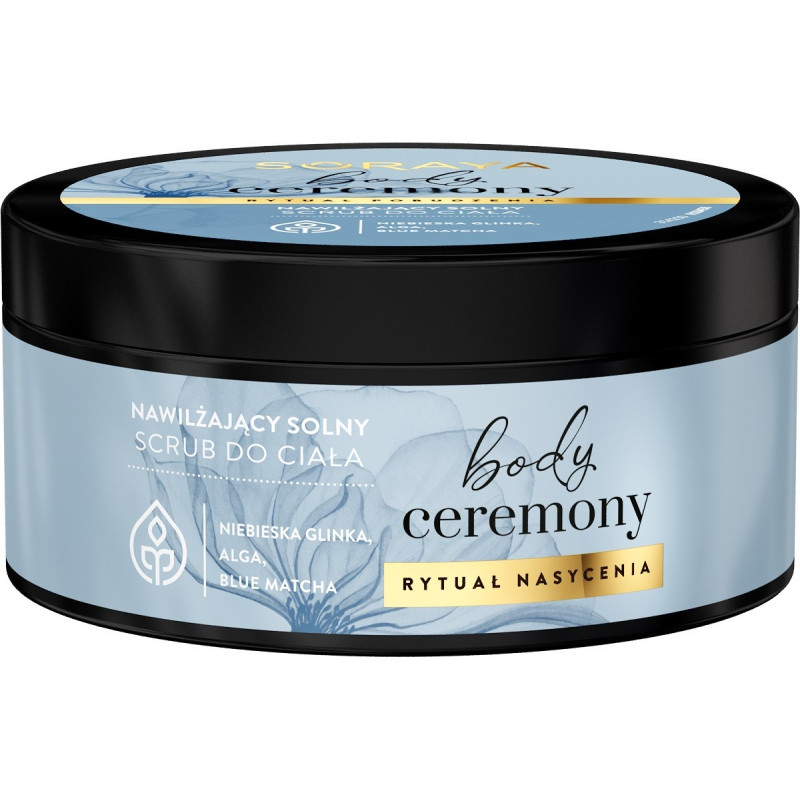 Soraya Body Ceremony Nawilżający Solny Scrub do ciała - Rytuał Pobudzenia 200g