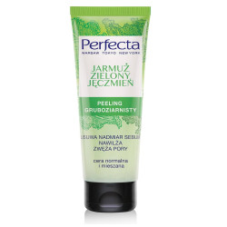 Perfecta Oczyszczanie Peeling gruboziarnisty Jarmuż i Zielony Jęczmień  75ml