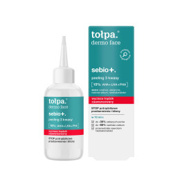 TOŁPA Dermo Face Sebio+ Peeling do twarzy 3 Kwasy 15%: AHA+LHA+PHA  50 ml