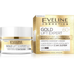 Eveline Gold Lift Expert 60+ Krem-serum odmładzający na dzień i noc  50ml