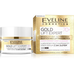 Eveline Gold Lift Expert 70+ Krem-serum multi-naprawczy na dzień i noc  50ml