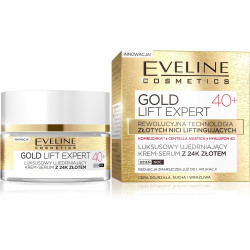 Eveline Gold Lift Expert 40+ Krem-serum ujędrniający na dzień i noc  50ml