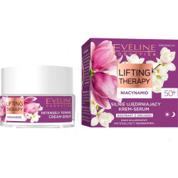 Eveline Lifting Therapy Niacynamid 50+ Silnie Ujędrniający Krem-serum na dzień i noc 50ml