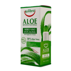 Equilibra Aloe Serum przeciwstarzeniowe do twarzy 50% aloesu  30ml