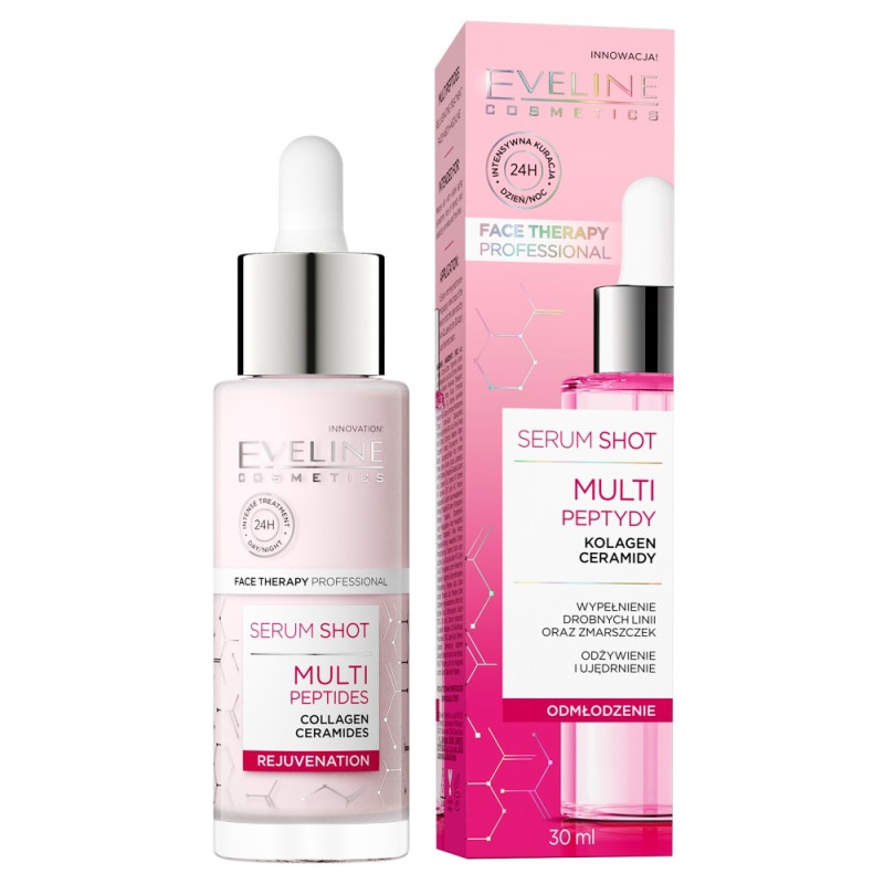 Eveline Face Therapy Professional Serum Shot Kuracja odmładzająca - Multipeptydy  30ml