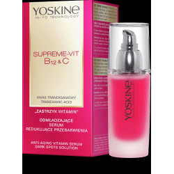 YOSKINE Supreme Vit B12 & C Odmładzające Serum redukujące przebarwienia 30ml