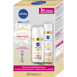 NIVEA Zestaw Duo Cellular Luminous Krem na dzień + serum