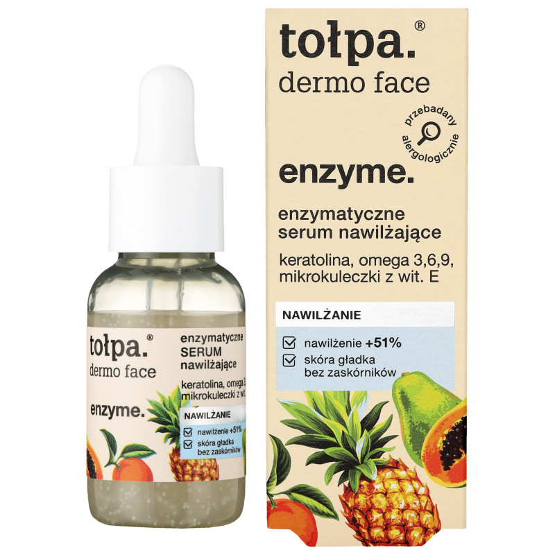 TOŁPA Dermo Face Enzyme Enzymatyczne Serum nawilżające 30 ml TOŁPA Dermo Face Enzyme Enzymatyczne Serum nawilżające 30 ml