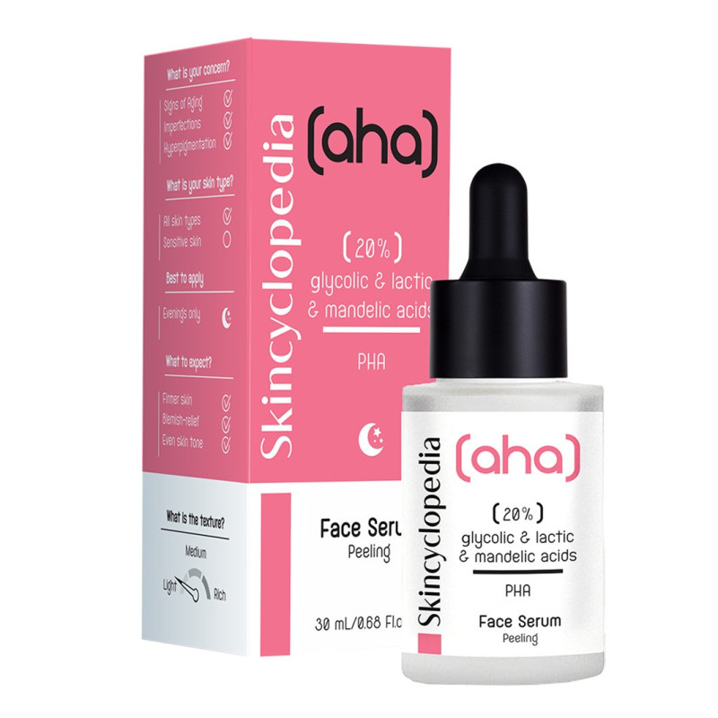 SKINCYCLOPEDIA Serum do twarzy z 20% AHA + PHA 30 ml