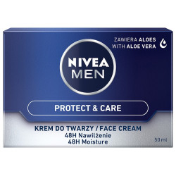 NIVEA FOR MEN Nawilżający krem do twarzy Protect & Care  50ml