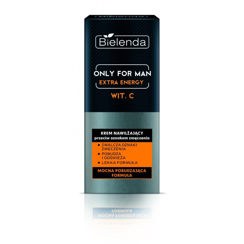 Bielenda Only for Man Extra Energy Krem nawilżający przeciw oznakom zmęczenia 50ml Bielenda Only for Man Extra Energy Krem nawilżający przeciw oznakom zmęczenia 50ml