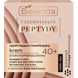 Bielenda Ujędrniające Peptydy 40+ Nawilżająco-Ujędrniający Krem przeciwzmarszczkowy na dzień i noc 50ml