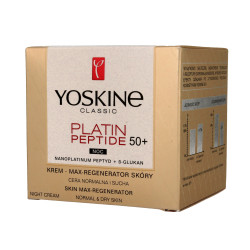 Yoskine Classic Platin Peptide 50+ Krem Max-regenerator skóry na noc 50ml