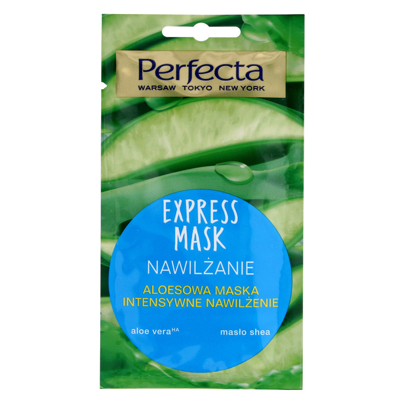 Perfecta Express Mask Aloesowa Maska intensywne nawilżanie  8ml