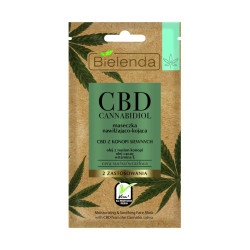 Bielenda CBD Cannabidiol Maseczka nawilżająco-kojąca  8g