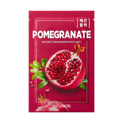 The SAEM Natural Mask Sheet Maska na tkaninie Pomegranate  21ml